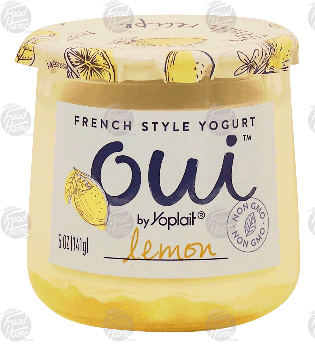 Yoplait Oui lemon french style yogurt Full-Size Picture